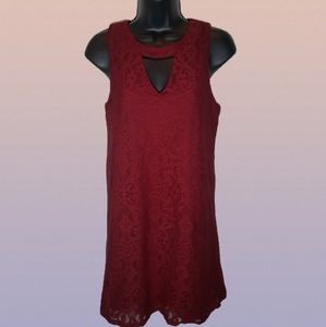 Burgundy extra small dress